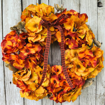 Wianek jesienny na drzwi nr 33