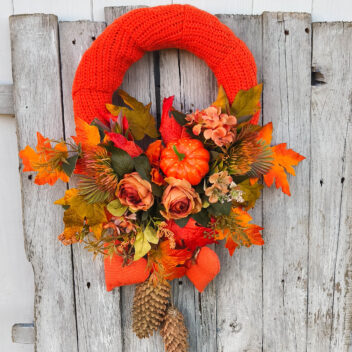 Wianek jesienny na drzwi nr 41