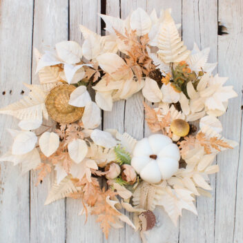 Wianek jesienny na drzwi nr 49