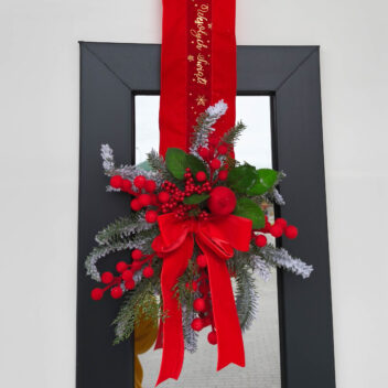 Świąteczna zawieszka na drzwi nr 03