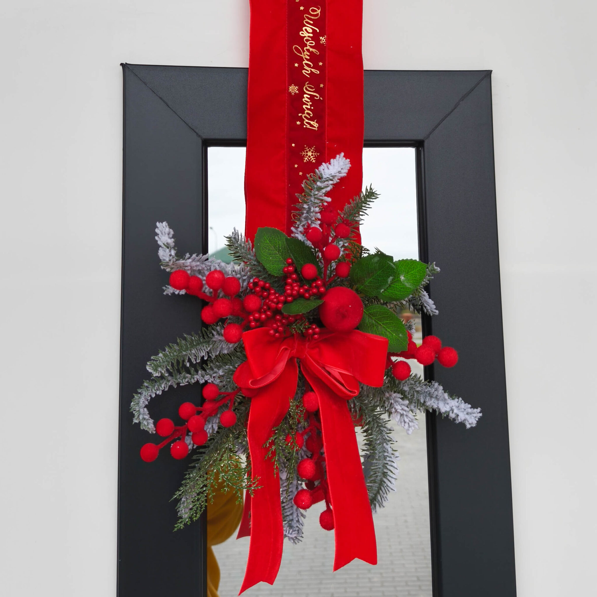 Świąteczna zawieszka na drzwi nr 03 - obrazek 2